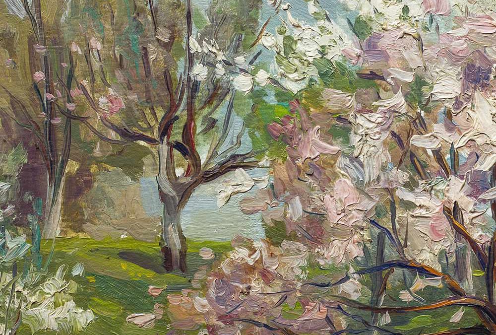 beautiful flower painting